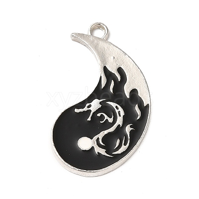 Alloy Enamel Pendants ENAM-F144-24B-1