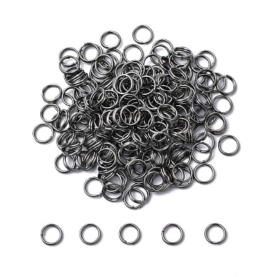 Iron Split Rings JRD6MM-01B-NF-1