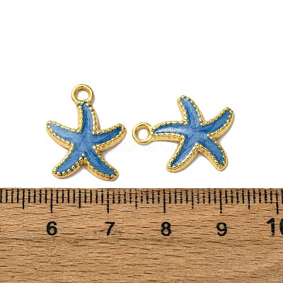 304 Stainless Steel Enamel Pendants X1-STAS-L299-19G-05-1
