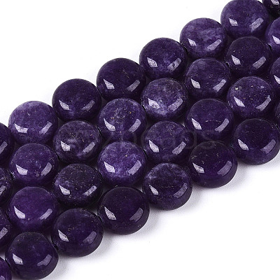 Dyed Natural White Jade Beads Strands G-T143-16A-1