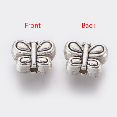 Tibetan Style Alloy Beads TIBEB-6715-AS-NR-1