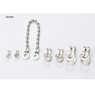 Tarnish Resistant 304 Stainless Steel Ball Chain Connectors STAS-R089-04-1