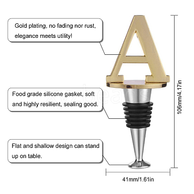 Silicone Wine Bottle Stoppers FIND-WH0076-36-01A-1