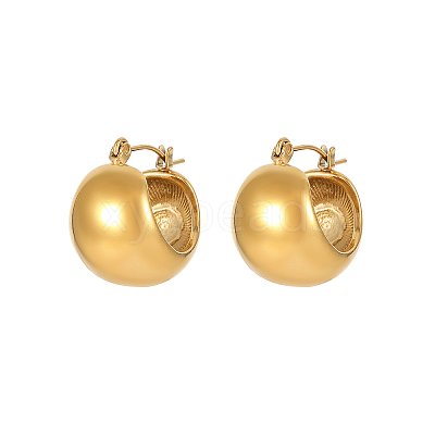 Elegant European Style 304 Stainless Steel Gold-Plated Women's Earrings WS1374-8-1