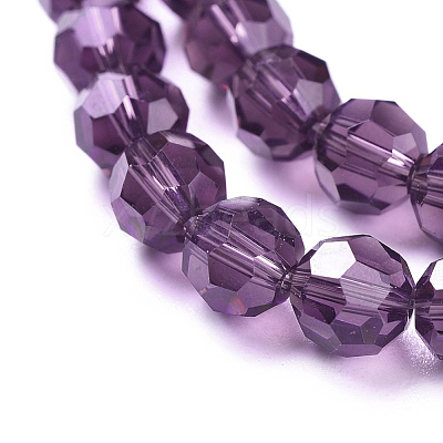 Imitation Austrian Crystal Bead Strands G-M181-6mm-11A-1