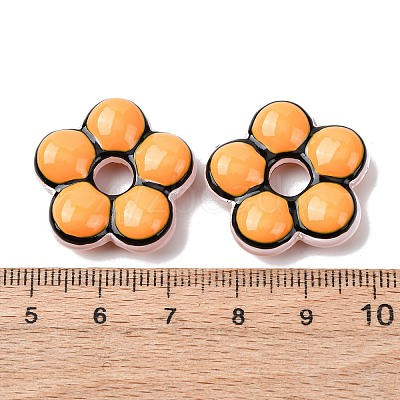 Handmade Glass Enamel Beads GLAA-K070-06F-1