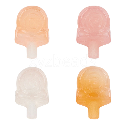 4Pcs Natural Agate Beads G-OC0005-51A-1
