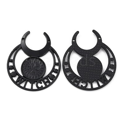 Retro Alloy Pendant Cabochon Settings FIND-C032-01EB-1