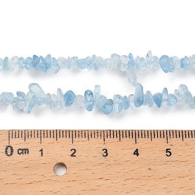 Natural Aquamarine Beads Strands G-K396-A01-01-1