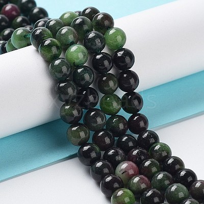 Dyed Natural Malaysia Jade Beads Strands G-G021-02A-06-1