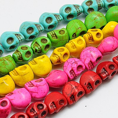 Synthetic Turquoise Beads Strands TURQ-G113-23x30mm-M-1