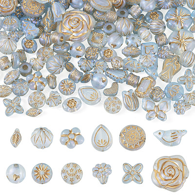 100G Transparent Acrylic Beads OACR-BT0001-05A-1