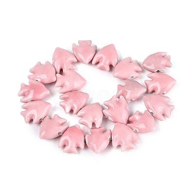 Handmade Porcelain Beads PORC-Q008-14F-1