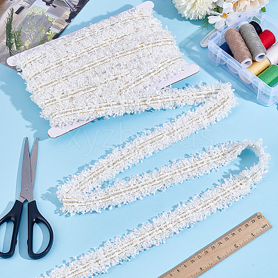 9 Yards Polyester Pleated Lace Trim OCOR-HY0001-28-1
