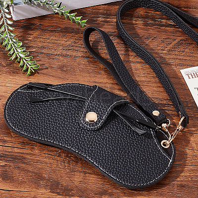 Imitation Leather Glasses Cases AJEW-WH0248-24B-1