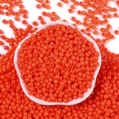 Opaque Acrylic Beads SACR-A007-01A-02-1