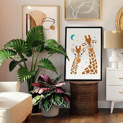 Large Plastic Reusable Drawing Painting Stencils Templates DIY-WH0202-391-1