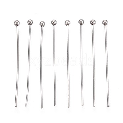 304 Stainless Steel Head Pins STAS-T065-30mm-20P-1