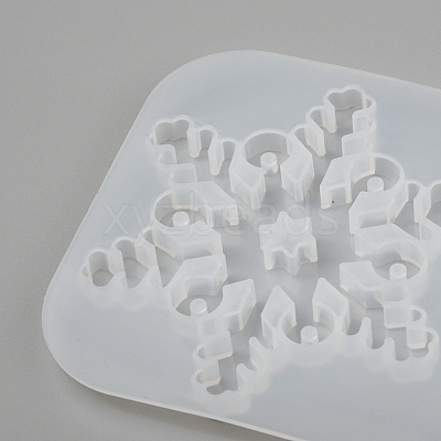 Christmas DIY Snowflake Silicone Pendant Molds LS-DIY-P006-31-1