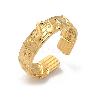 304 Stainless Steel Open Cuff Rings for Women STAS-Z117-18G-1