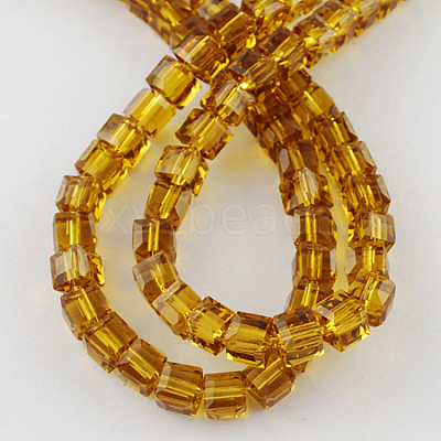 Glass Bead Strands GLAA-R041-6x6mm-12-1