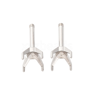 304 Stainless Steel Stud Earring Findings STAS-B091-02B-05P-1