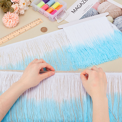 2M Two Tone Polyester Tassel Ribbon OCOR-FG0002-37B-1