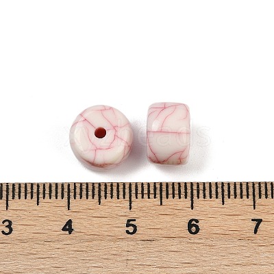 Acrylic Imitation Turquoise Beads OACR-S047-19C-1
