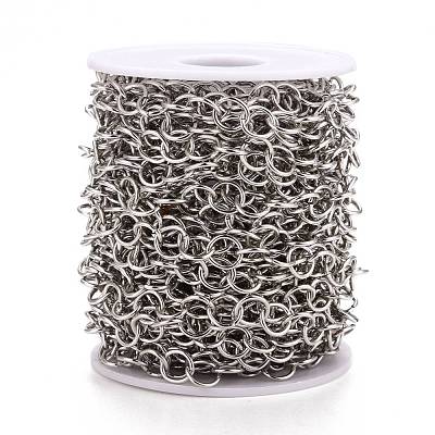 Tarnish Resistant 304 Stainless Steel Rolo Chains CHS-F011-08F-P-1