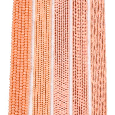 Opaque Solid Color Imitation Jade Glass Beads Strands EGLA-A044-P3mm-D33-1