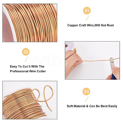 Copper Craft Wire CWIR-WH0014-01A-01-1