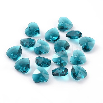 Romantic Valentines Ideas Glass Charms X-G030V10mm-14-1