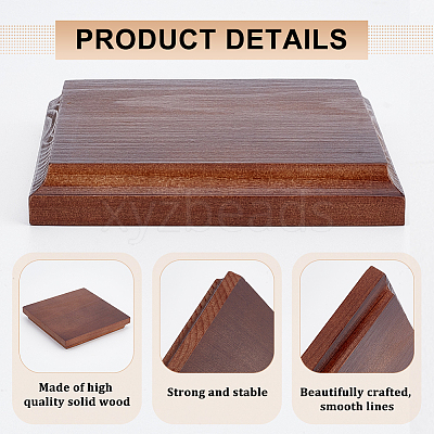 Wood Display Pedestals AJEW-WH0314-558C-1