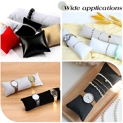 2Pcs Velvet Watch Pillow Jewelry Displays ODIS-BBC0001-07A-1