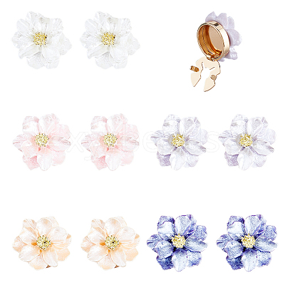 10Pcs 5 Colors Alloy Cufflinks FIND-PH0038-34-1