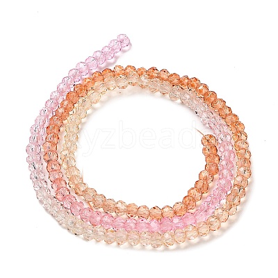 Transparent Painted Glass Beads Strands LS-DGLA-A034-T2mm-A20-1