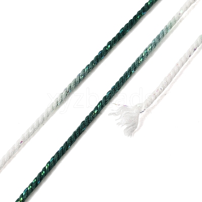 30M Segment Dyed Cotton & Metallic String Threads OCOR-F018-01C-1