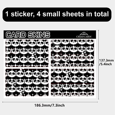 PVC Plastic Waterproof Card Stickers DIY-WH0432-050-1