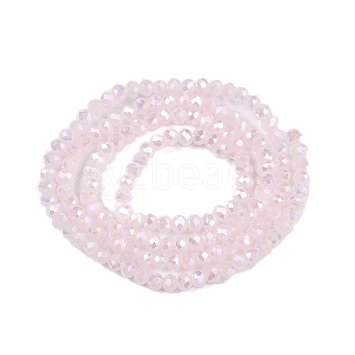 Electroplate Glass Beads Strands EGLA-A044-J1mm-B02-1