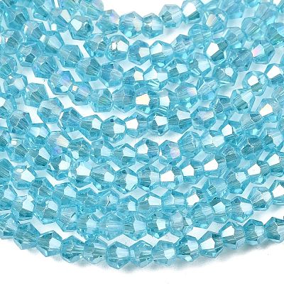 Glass Beads Strands EGLA-S056-2mm-03-1