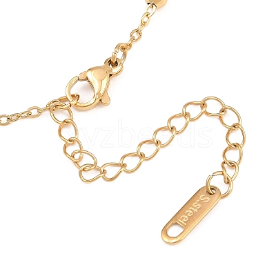 304 Stainless Steel Link Chain Anklet for Women WG34D3C-02-1
