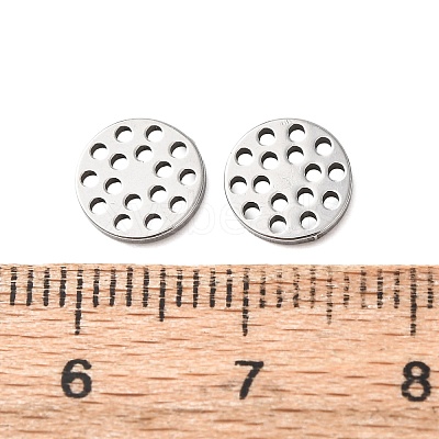 Hollow 304 Stainless Steel Charms STAS-G385-05P-02-1