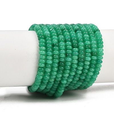 Natural White Jade Beads Strands G-L635-A02-4x2mm-06-1