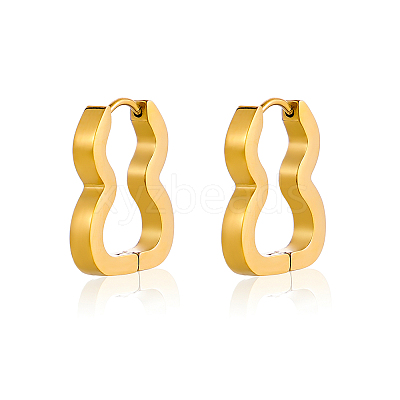 304 Stainless Steel Hoop Earrings STAS-OY016-78G-1
