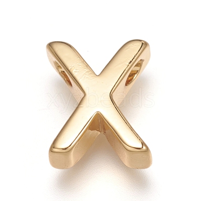 Brass Charms X-ZIRC-I037-01X-G-1