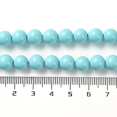 Shell Pearl Beads Strands SP8MM245-1