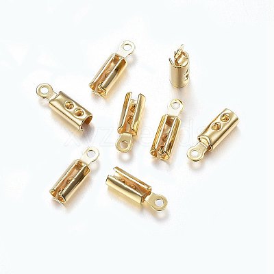304 Stainless Steel Folding Crimp Ends A-STAS-F174-35G-D-1