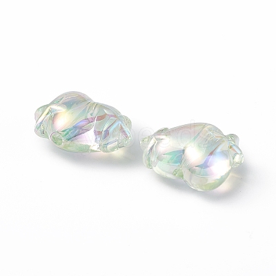Transparent Acrylic Beads OACR-B005-01H-1