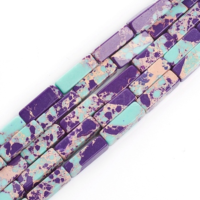 Synthetic Imperial Jasper Beads Strands X-G-I269-04-1