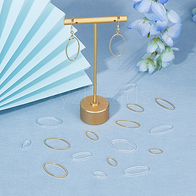 60Pcs 10 Styles Brass Linking Rings KK-HS0001-48-1